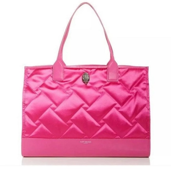Kurt Geiger Bags Nwot Kurt Geiger Pink Quilted Large Shopper Tote